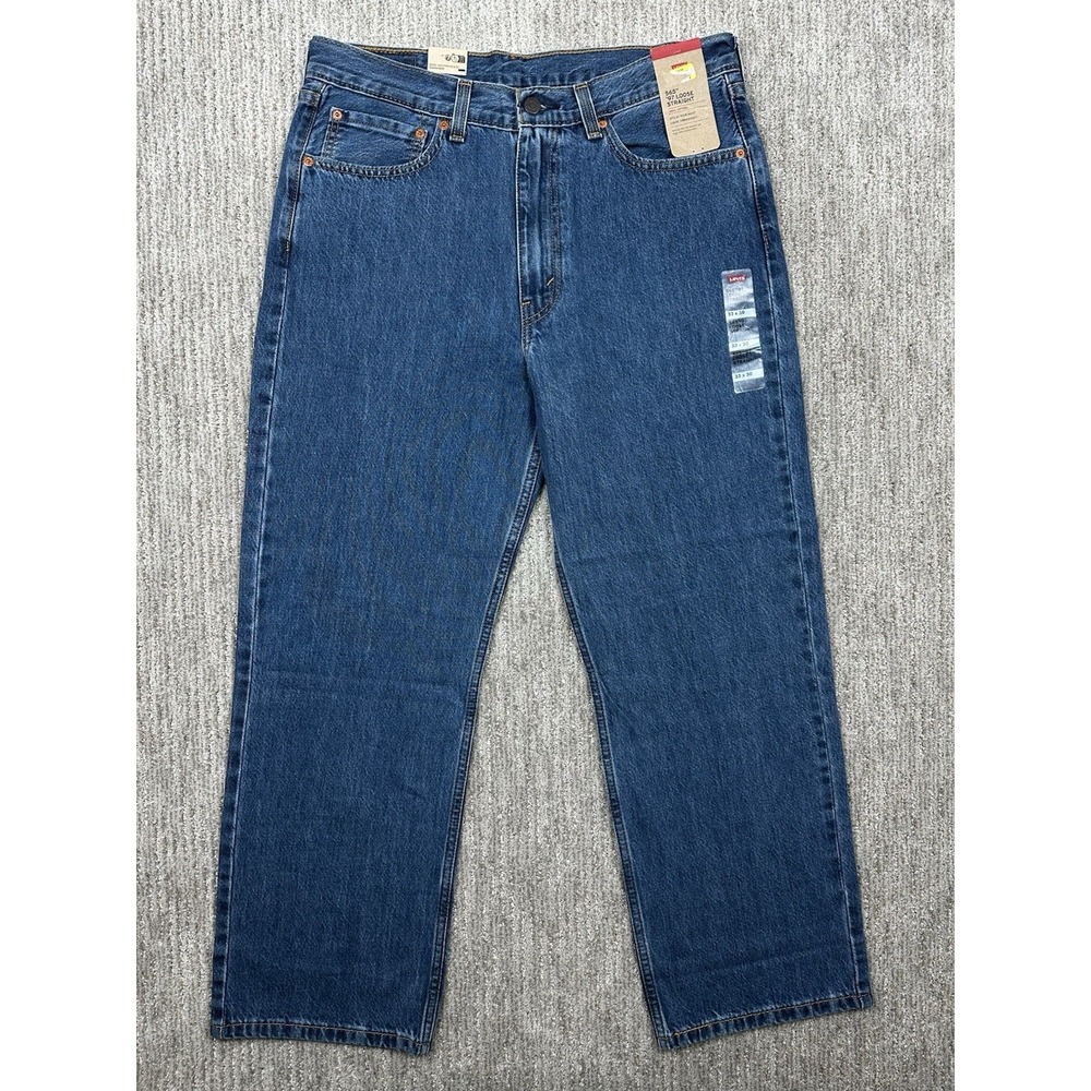 NWT Levis 565 '97 Loose Jeans Mens 33x30 Medium Wash Straight Denim Y2K Grunge
